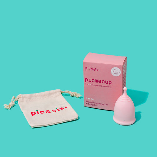 Large picmecup menstrual cup