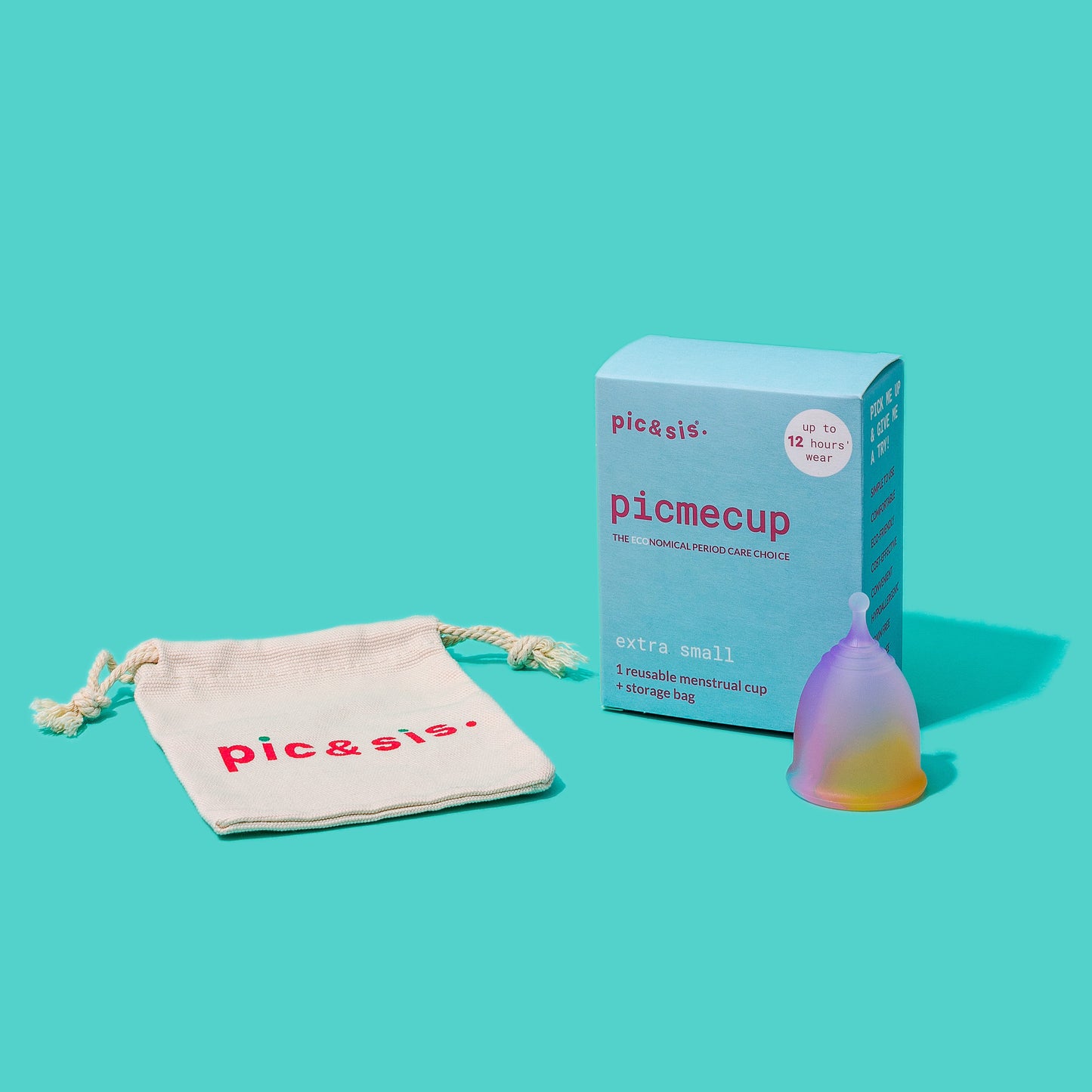 Extra small picmecup menstrual cup